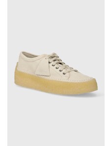 Clarks Originals sneakers in camoscio Caravan Low colore beige 26176552