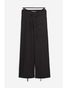 Ottolinger Pantalone DOUBLE FOLD SUIT in cotone nero
