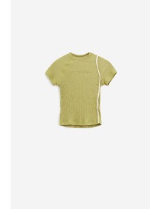 Ottolinger T-Shirt LUREX T-SHIRT in cotone oro
