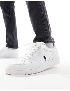 Polo Ralph Lauren - Court - Sneakers bianche con logo nero