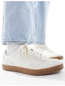 ASOS DESIGN - Deuce - Sneakers rétro bianche-Bianco