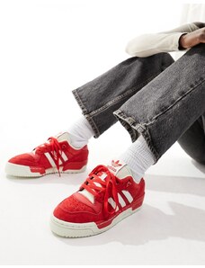 adidas Originals - Rivalry Low - Sneakers basse rosso rétro e bianco sporco