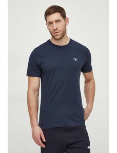 Barbour t-shirt in cotone uomo colore blu navy
