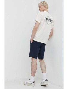 Billabong t-shirt in cotone uomo colore bianco