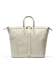 Casadei C-Style Traveller Bag Small Pelle, Borse, Off White, Pelle