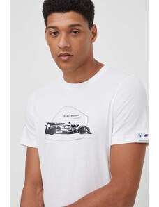 Puma t-shirt in cotone x BMW Motorsport uomo colore beige 621314