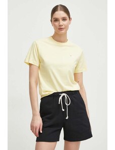 Fila t-shirt in cotone colore giallo