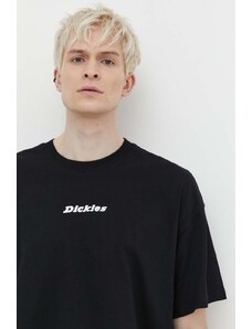Dickies t-shirt in cotone ENTERPRISE TEE SS uomo colore nero DK0A4YRN