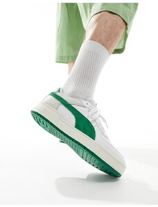 Puma - CA Pro - Sneakers in camoscio bianche e verdi-Bianco