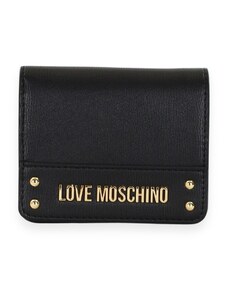 LOVE MOSCHINO - Portafoglio con logo e borchie - Colore: Nero,Taglia: TU