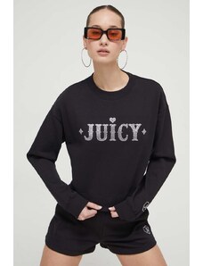 Juicy Couture felpa donna colore nero con applicazione