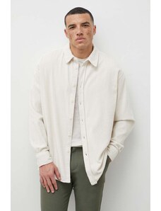 American Vintage camicia in velluto a coste colore beige