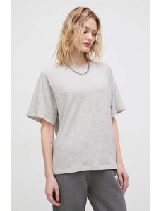 American Vintage t-shirt in cotone donna colore grigio
