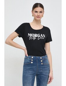 Morgan t-shirt donna colore nero
