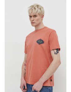 Billabong t-shirt in cotone uomo colore arancione