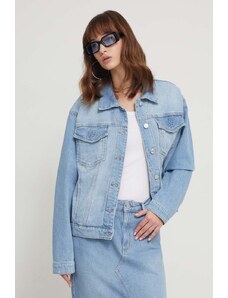 Chiara Ferragni giacca di jeans donna colore blu