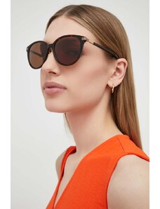 Gucci occhiali da sole donna colore marrone