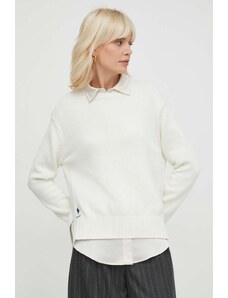 Polo Ralph Lauren maglione in cotone colore beige