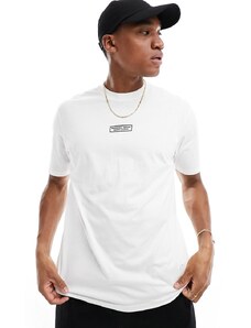 Marshall Artist - T-shirt bianca con riquadro del logo-Bianco