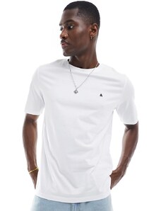 Jack & Jones - T-shirt bianca con logo-Bianco