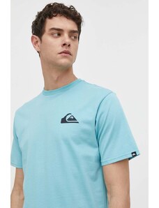 Quiksilver t-shirt in cotone uomo colore blu