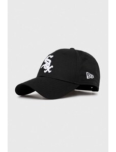 New Era berretto da baseball colore nero con applicazione CHICAGO WHITE SOX