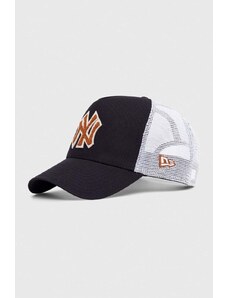 New Era berretto da baseball colore blu navy con applicazione NEW YORK YANKEES