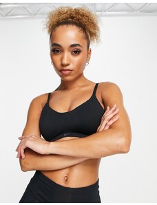 Nike Training - Alate Minimalist Dri-FIT - Reggiseno sportivo a sostegno leggero nero
