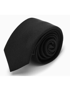 Saint Laurent Cravatta nera in seta