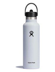 Hydro Flask bottiglia termica 21 Oz Standard Flex Straw Cap White colore bianco S21FS110