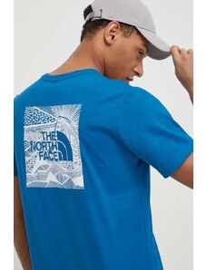 The North Face t-shirt in cotone uomo colore blu