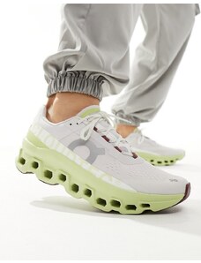 On Running ON - Cloudmonster - Sneakers da corsa color acacia e bianco ghiaccio-Giallo