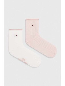 Tommy Hilfiger calzini pacco da 2 donna colore rosa