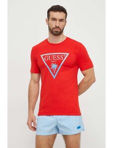 Guess t-shirt uomo colore rosso