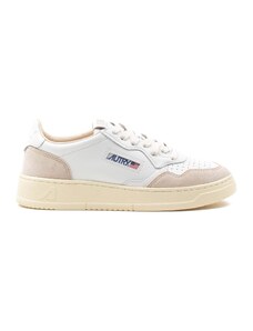 Autry Medalist Low Bianco Suede Donna,Bianco | AUL