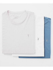 AllSaints - Tonic - Confezione da 3 T-shirt girocollo multicolore