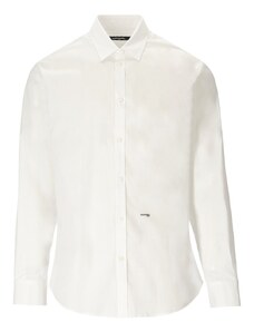 Camicia Mini D2 Relaxed Bianca Dsquared2