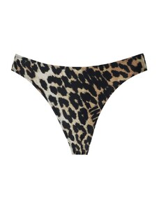 Bikini Slip Cut-out Leopardato Ganni