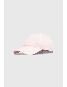 Lacoste berretto da baseball in cotone colore rosa