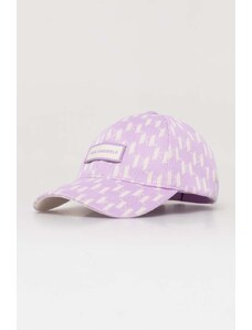 Karl Lagerfeld berretto da baseball colore violetto