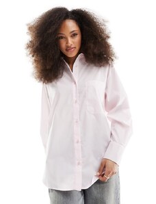 ASOS DESIGN - Camicia Oxford rosa pallido