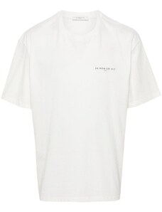 Ih Nom Uh Nit T-shirt bianca con scritta logo
