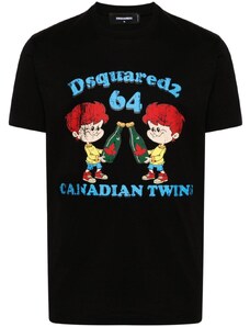 Dsquared2 T-shirt nera twins
