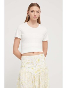 Desigual t-shirt donna colore beige