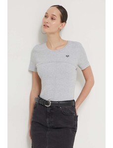 Desigual t-shirt donna colore grigio