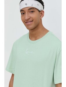 Karl Kani t-shirt in cotone uomo colore verde