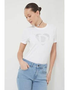 Desigual t-shirt donna colore bianco