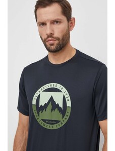 Columbia t-shirt Ice Lake uomo colore nero 2071731