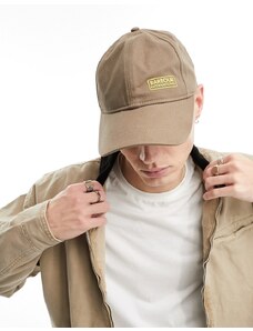 Barbour International - Norton - Cappellino color cammello con logo-Neutro