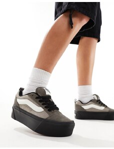 Vans - Knu Stack - Sneakers grigie e nere-Grigio